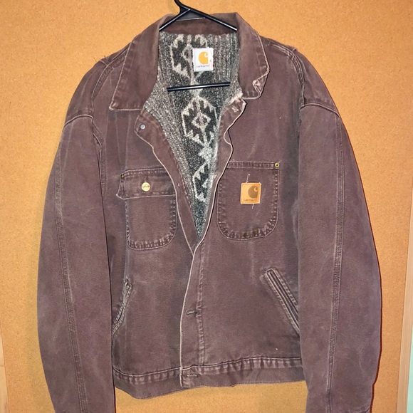 Carhartt Other - Vintage Carhartt aztec lined canvas coat